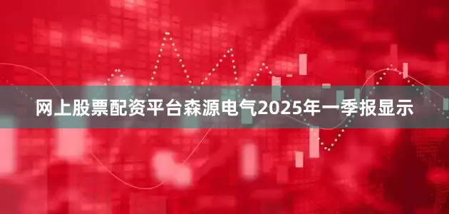 网上股票配资平台森源电气2025年一季报显示